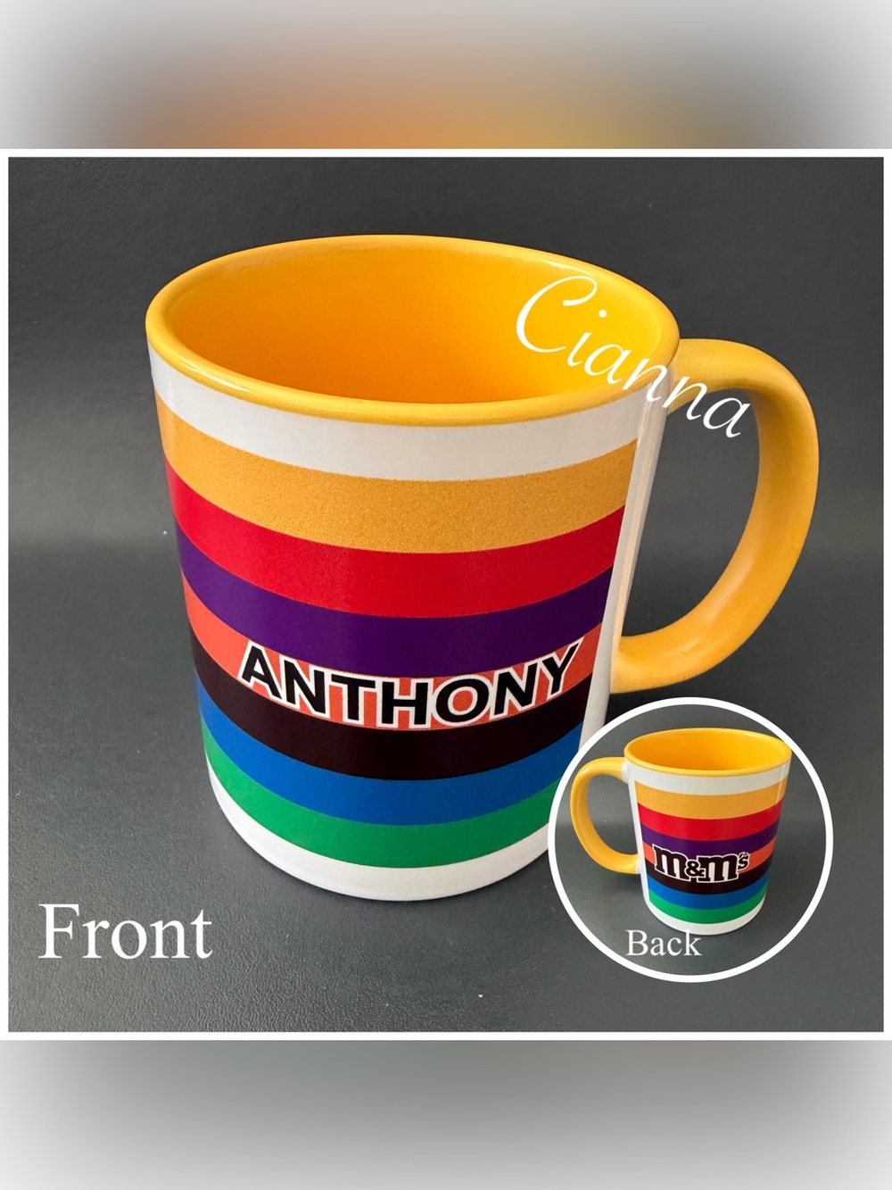 M&M’s Anthony Name Souvenir Mug